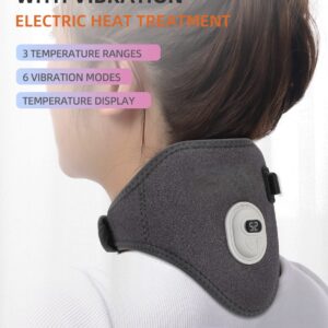 Graphene Neck Heating Pad with Vibration & Far-Infrared Therapy