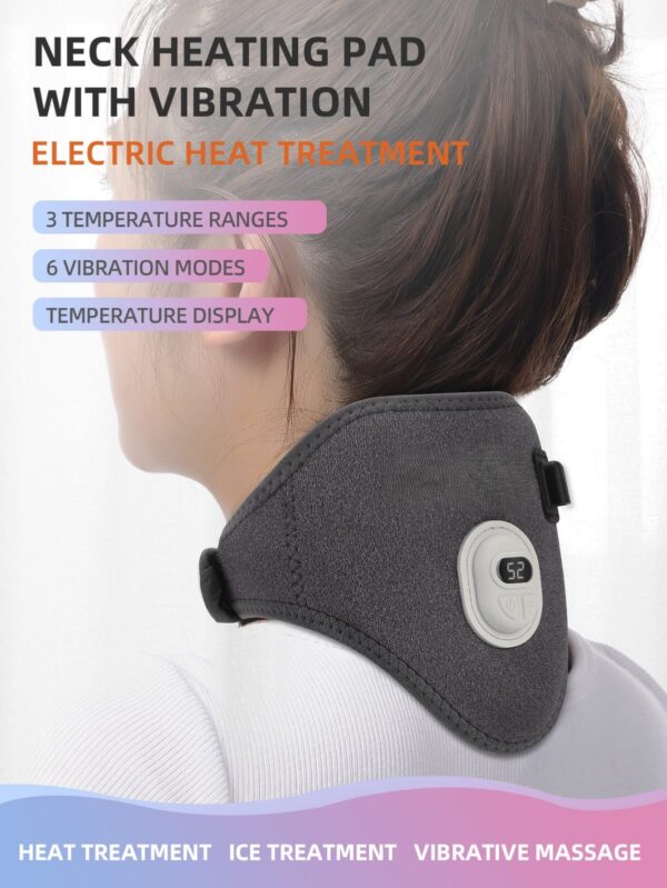 Graphene Neck Heating Pad with Vibration & Far-Infrared Therapy