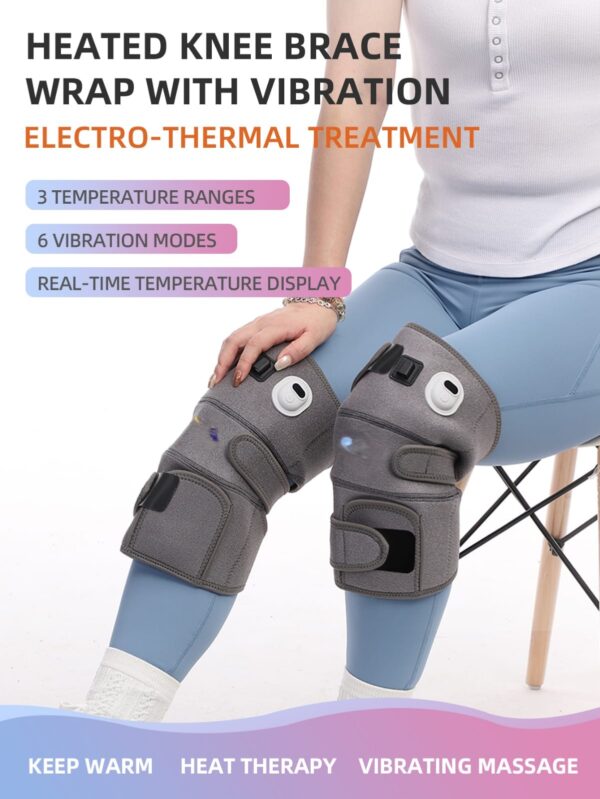 Graphene Heated Knee Brace with Vibration & Far-Infrared Therapy